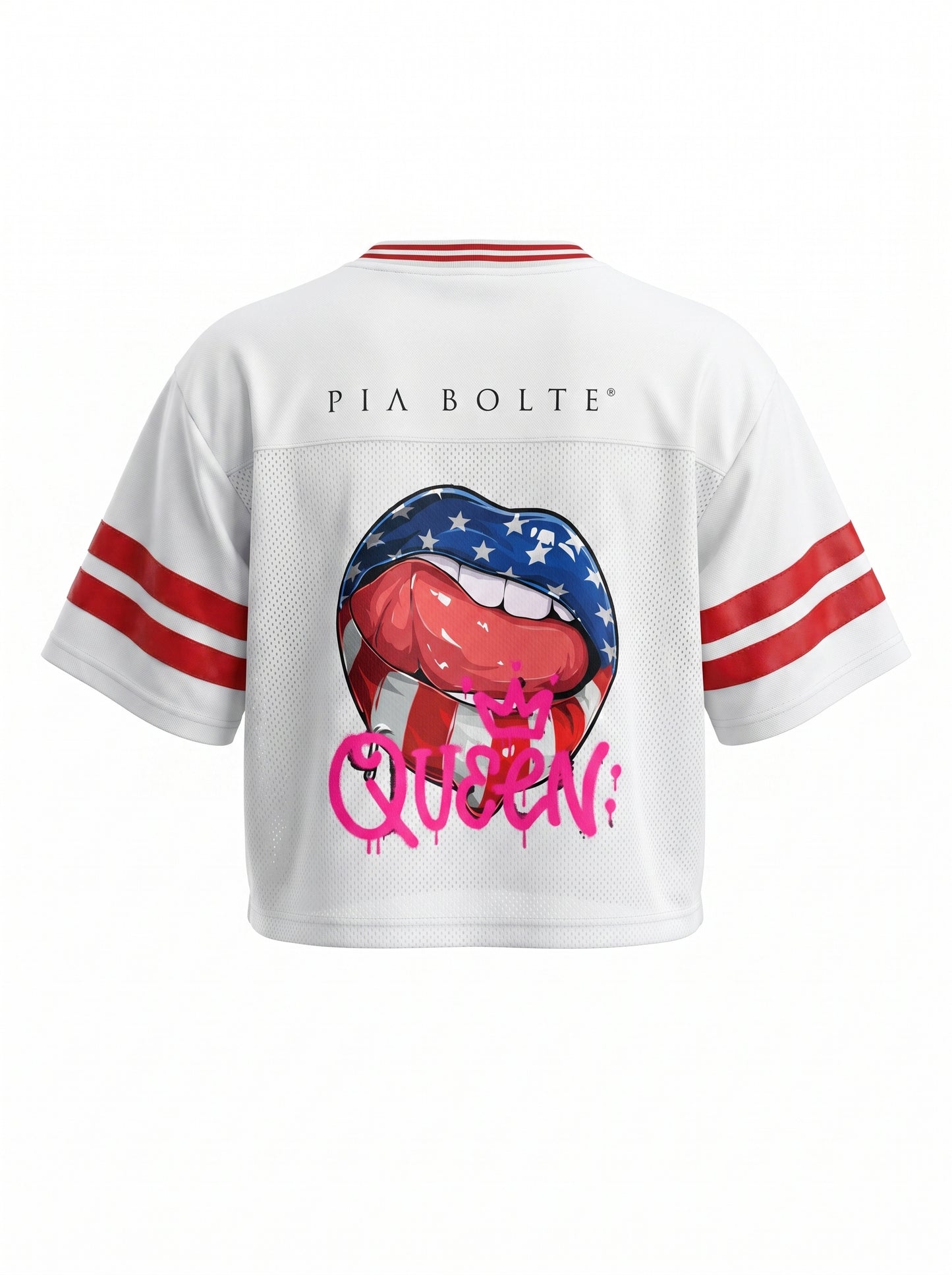 Boxy T-Shirt amercian Kiss👌 - PIA BOLTE® COUTURE