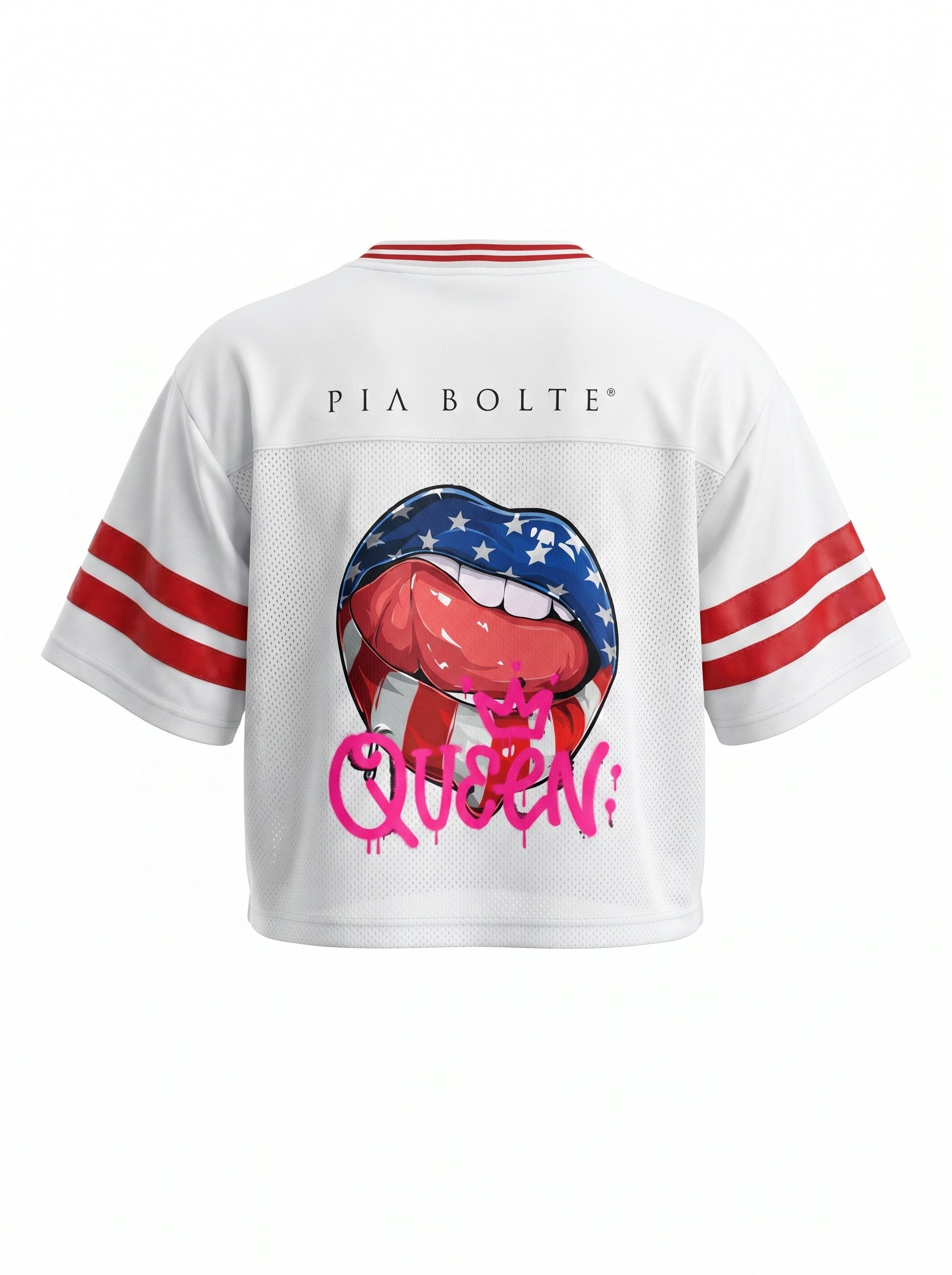 Boxy T-Shirt amercian Kiss👌 - PIA BOLTE® COUTURE