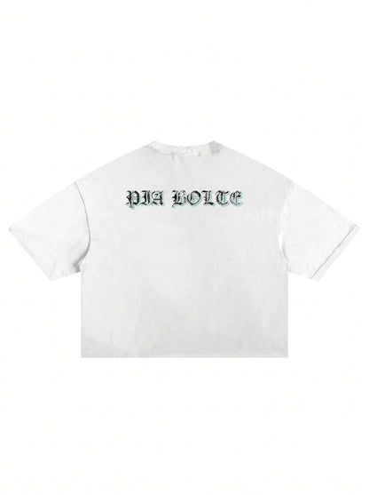 Boxy T-Shirt Jesus 77 ᴸᴵᴹᴵᵀᴱᴰ - PIA BOLTE® COUTURE