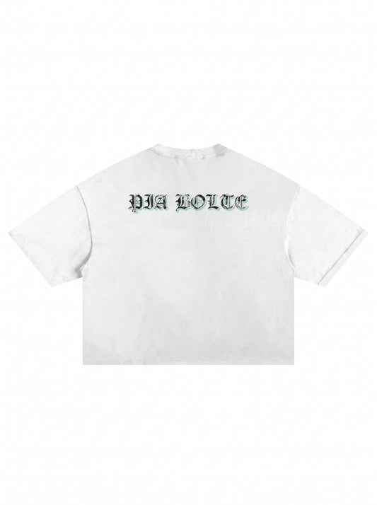 Boxy T-Shirt Jesus 77 ᴸᴵᴹᴵᵀᴱᴰ - PIA BOLTE® COUTURE