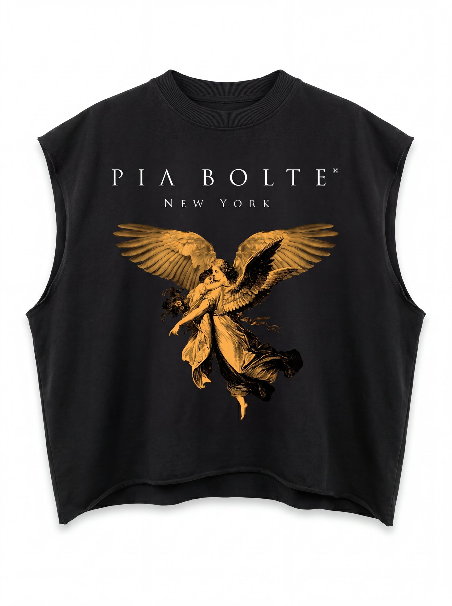 Boxy Tank Top New York Angel👌👌👌 unisex - PIA BOLTE® COUTURE