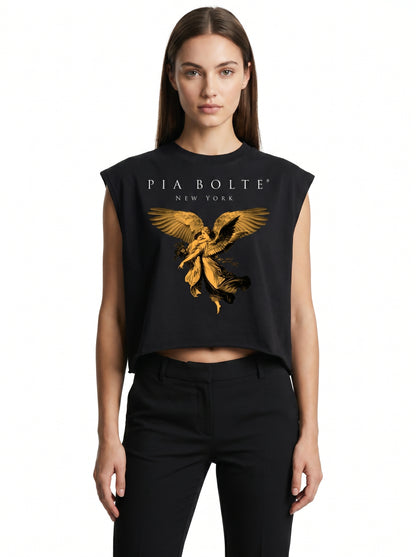 Boxy Tank Top New York Angel👌👌👌 unisex - PIA BOLTE® COUTURE