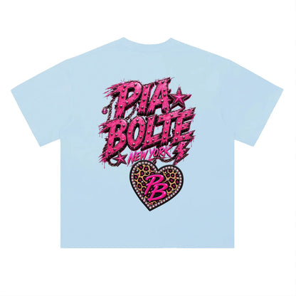 PIA BOLTE® NEW YORK MATRYOSHKA RAW-HEM T-SHIRT