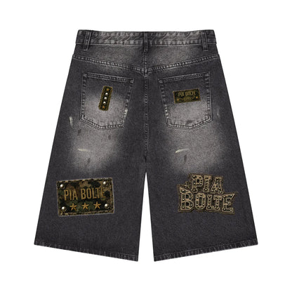 PIA BOLTE® 1977 Vintage Denim Shorts – Rebel Heritage Edition