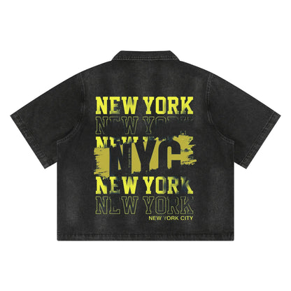 PIA BOLTE® New York Zip Shirt – Demin Edition