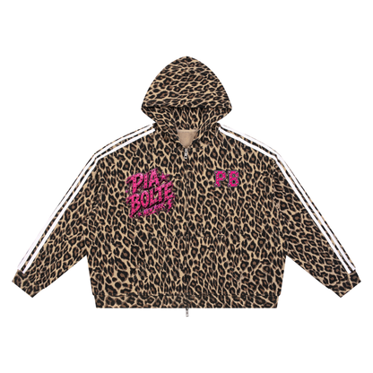 PIA BOLTE® ROCKSTAR LEOPARD FULL ZIP HOODIE