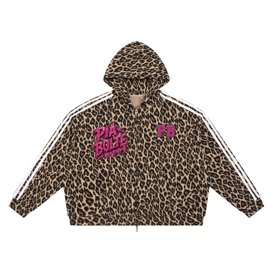 PIA BOLTE® ROCKSTAR LEOPARD FULL ZIP HOODIE