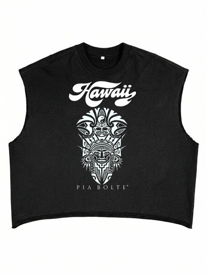 Crop Top Hawaii Tiki - PIA BOLTE® COUTURE