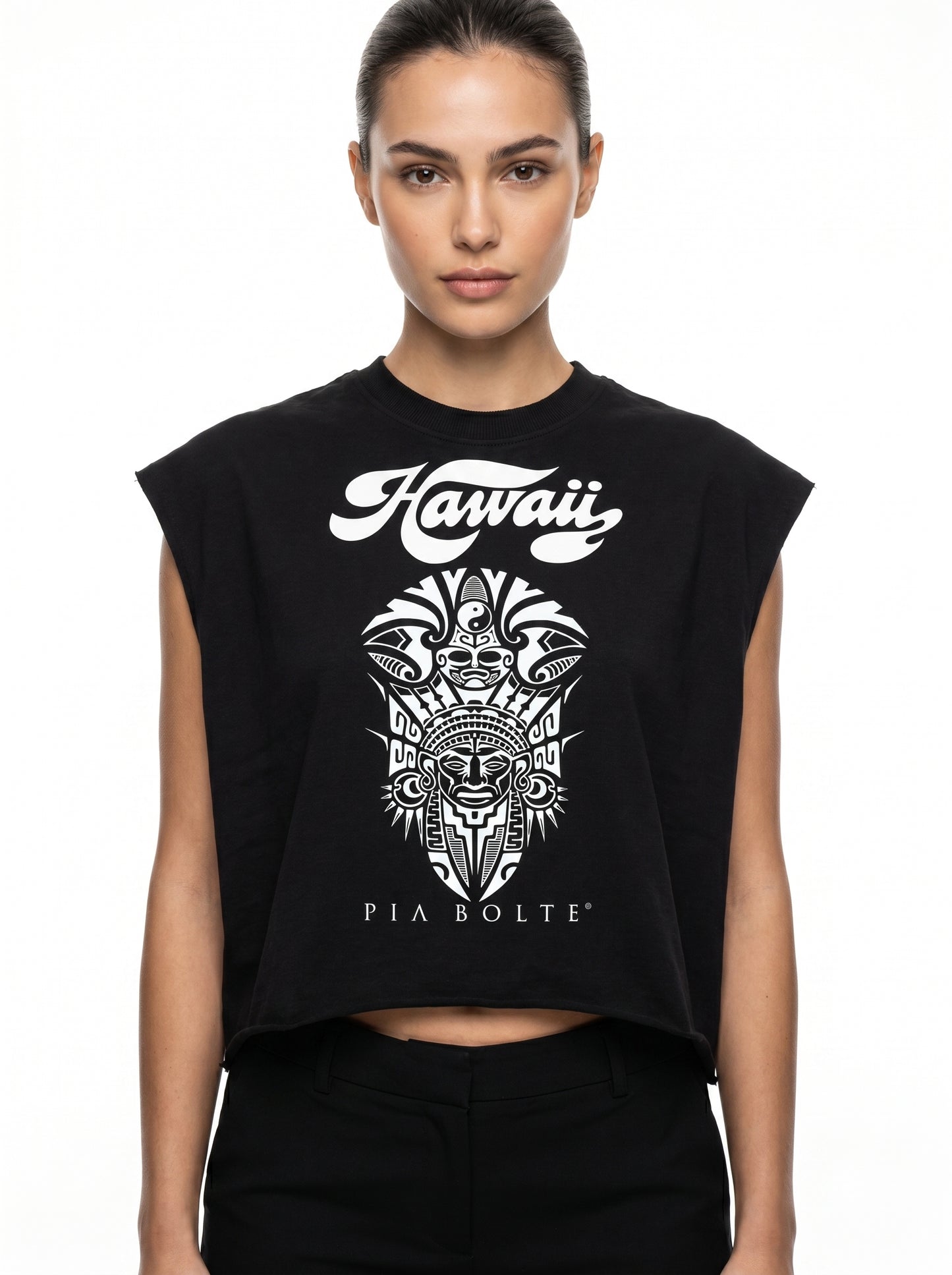 Crop Top Hawaii Tiki - PIA BOLTE® COUTURE