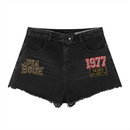 PIA BOLTE® 1977 Vintage Denim Hot Shorts – Rebel Icon Edition