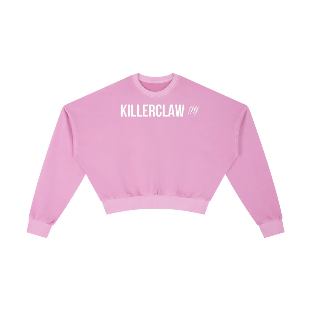 KILLERCLAW® TRY HARD EVERYDAY – Cropped Sweatshirt - PIA BOLTE® COUTURE