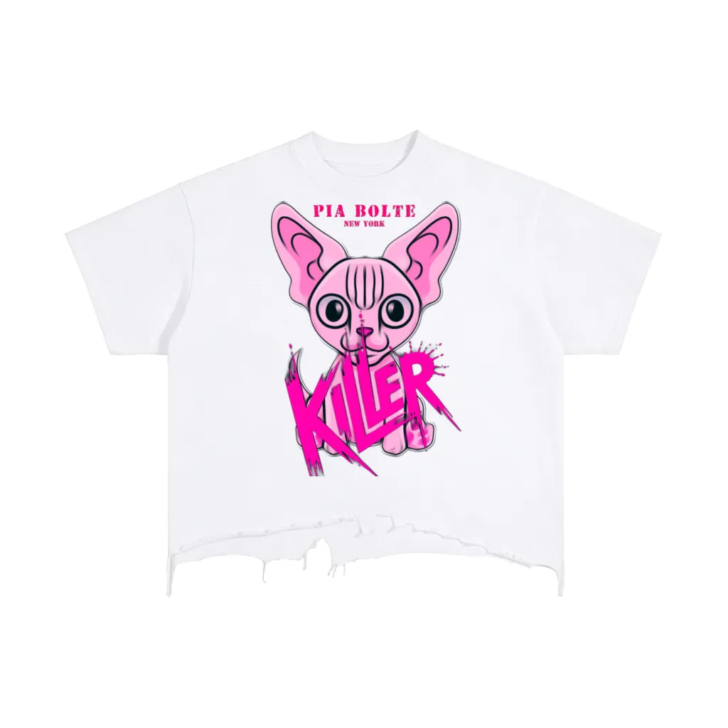 PIA BOLTE® T-Shirt Pink Killer Chihuahua