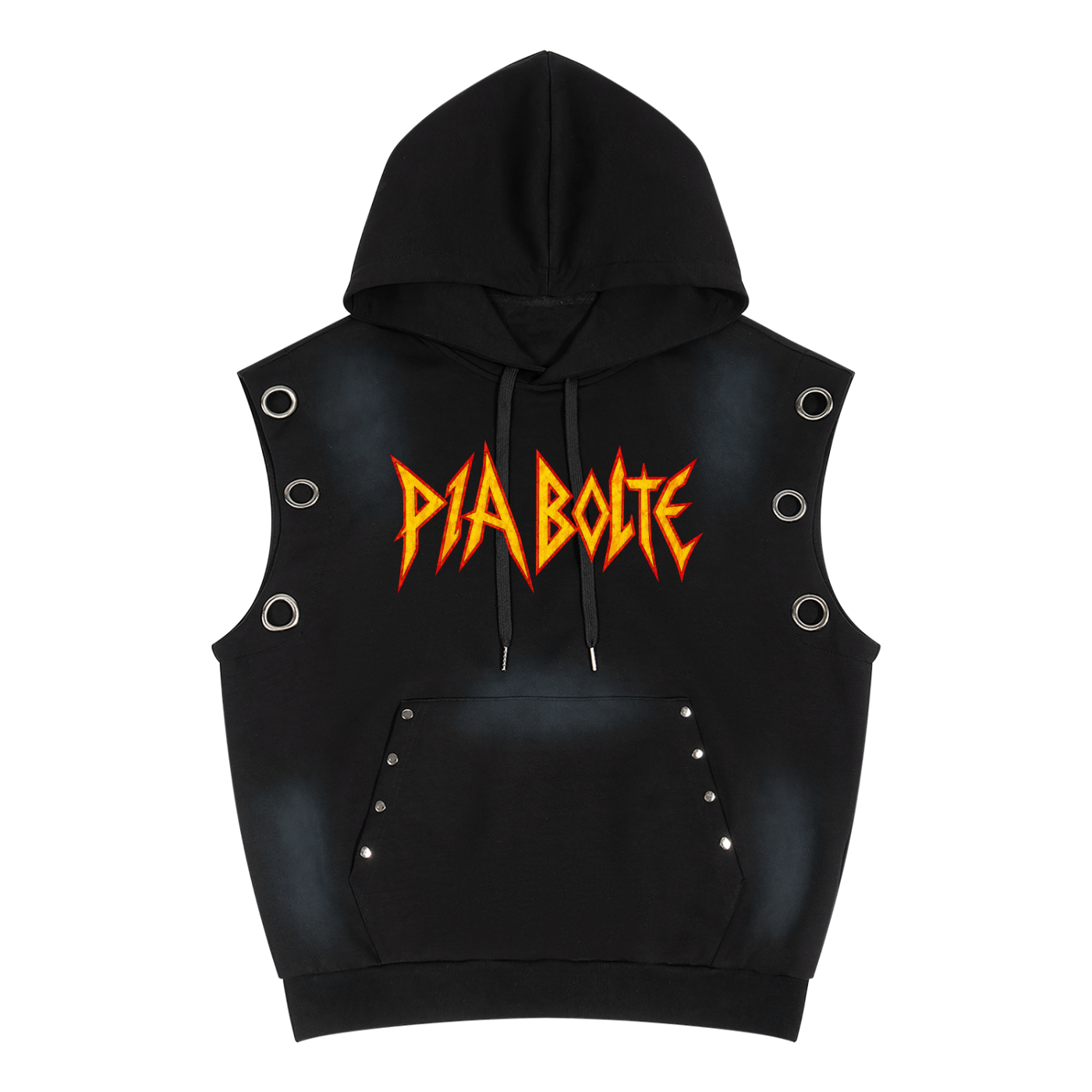 PIA BOLTE® Heavy Metal Bambii Studded Sleeveless Hoodie
