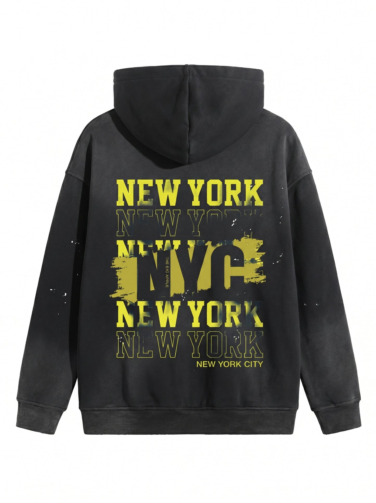 Fleece Hoodie NYC yellow