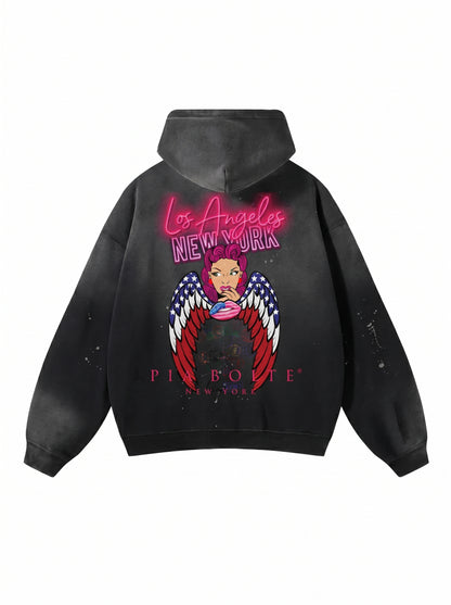 FLEECE Winter Hoodie LA Wings - PIA BOLTE® COUTURE