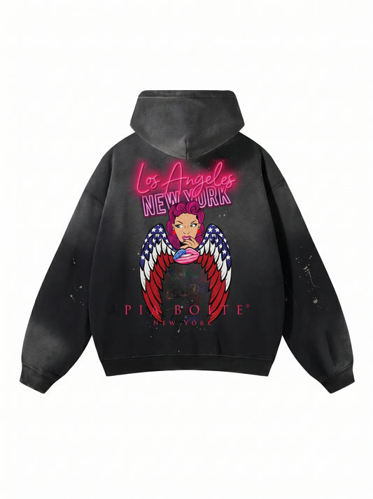 FLEECE Winter Hoodie LA Wings - PIA BOLTE® COUTURE