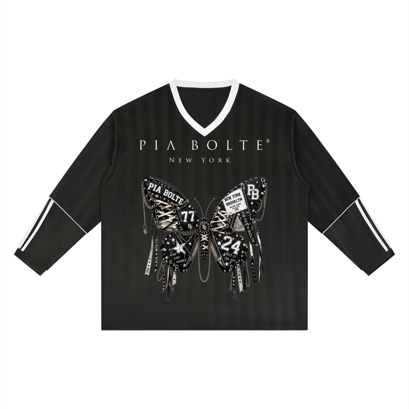 PIA BOLTE® NEW YORK PUNK BUTTERFLY BULL SOCCER JERSEY