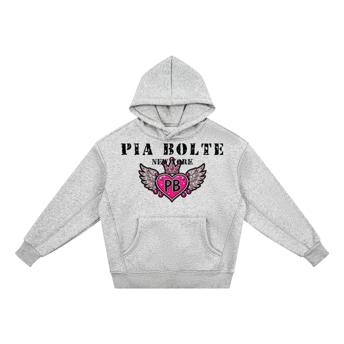 PIA BOLTE® CROWNED HEART & PRINCESS FAWN KIDS HOODIE