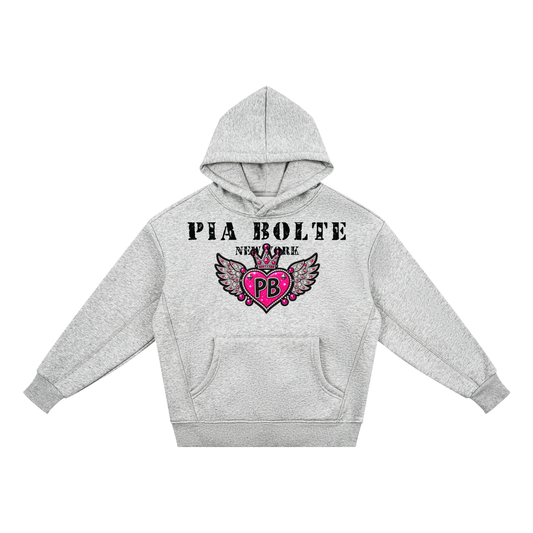 PIA BOLTE® CROWNED HEART & PRINCESS FAWN KIDS HOODIE