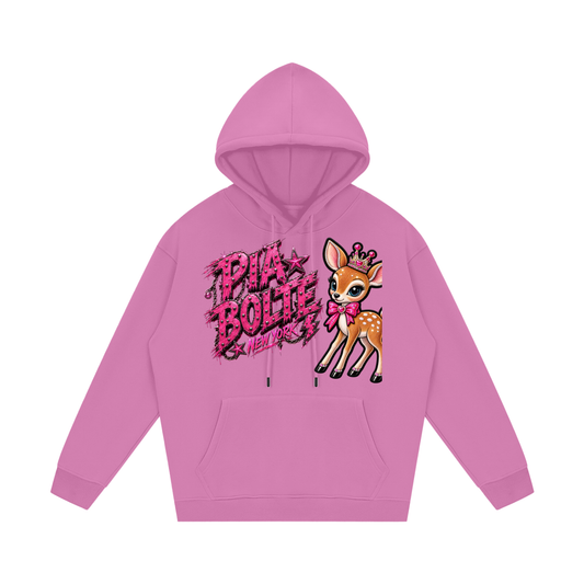 PIA BOLTE® ROCKSTAR FAWN & CAT FLEECE HOODIE