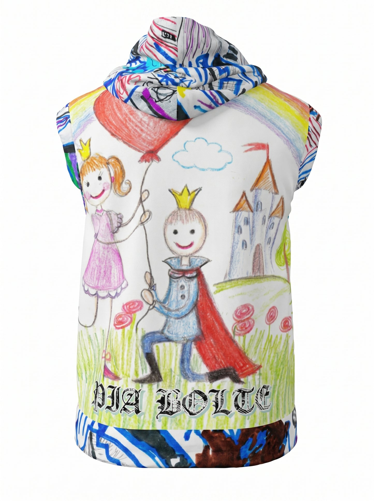 Hooded Vest children painting ᴸᴵᴹᴵᵀᴱᴰ - PIA BOLTE® COUTURE