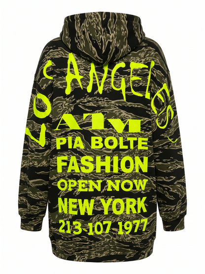 HOODIE LA Camouflage - PIA BOLTE® COUTURE