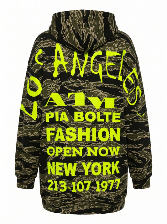 HOODIE LA Camouflage - PIA BOLTE® COUTURE