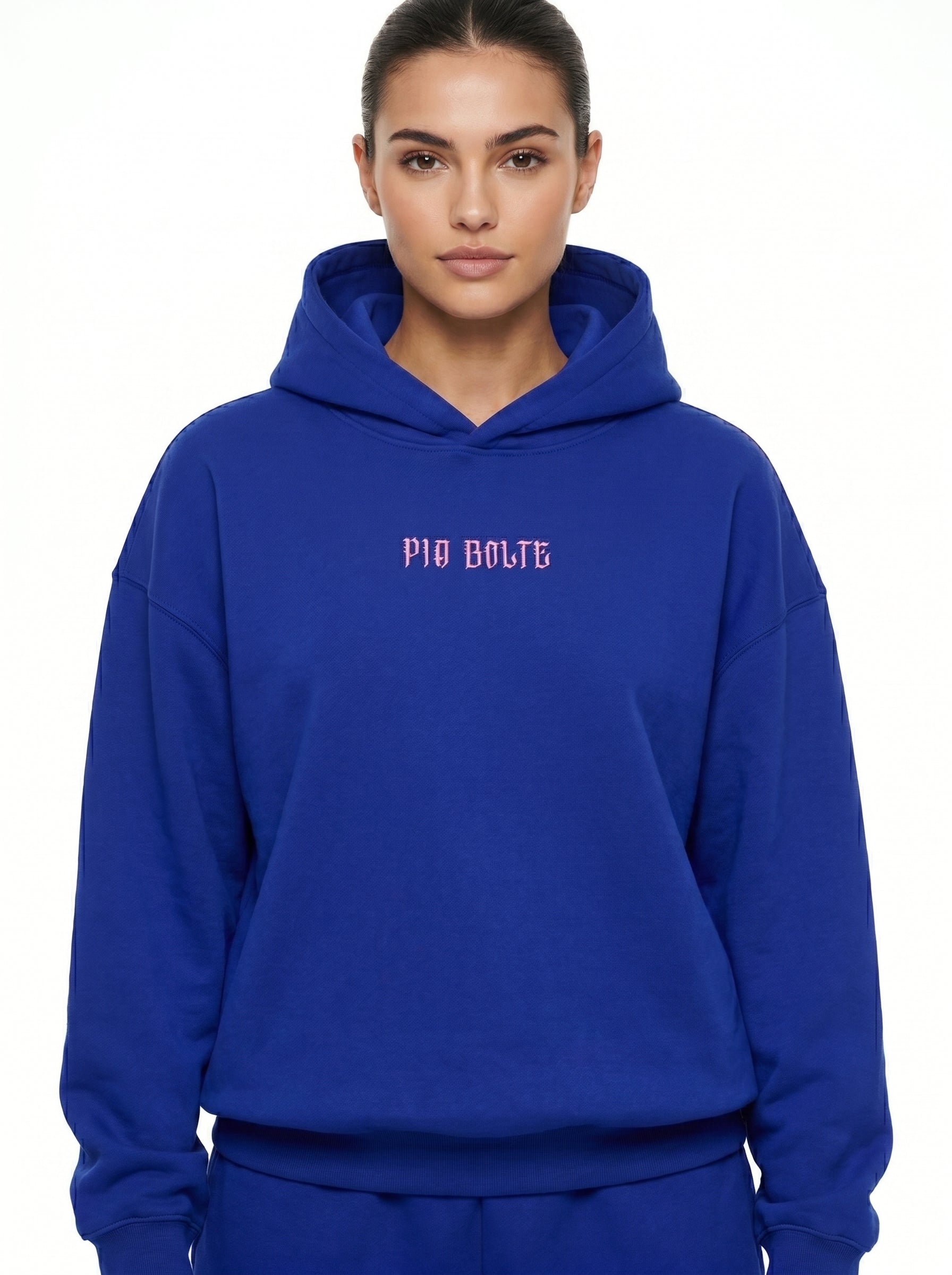 Hoodie LA royal blue - PIA BOLTE® COUTURE