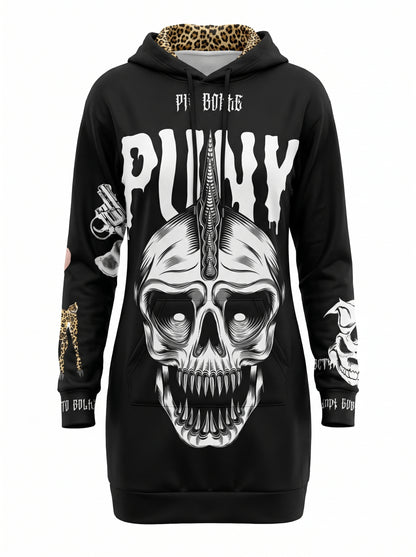 Hoodie long Leo punk