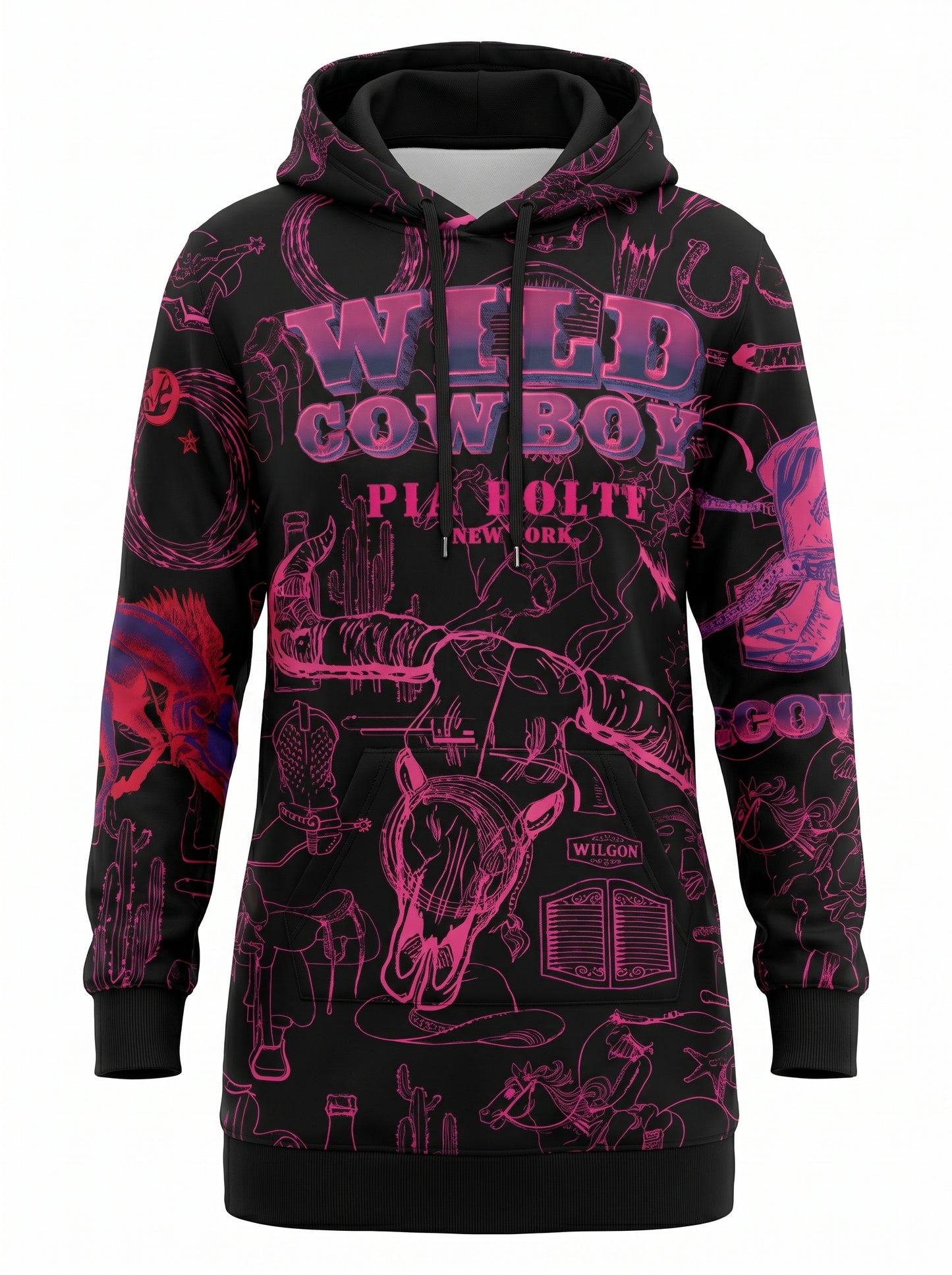 Hoodie long Rodeo