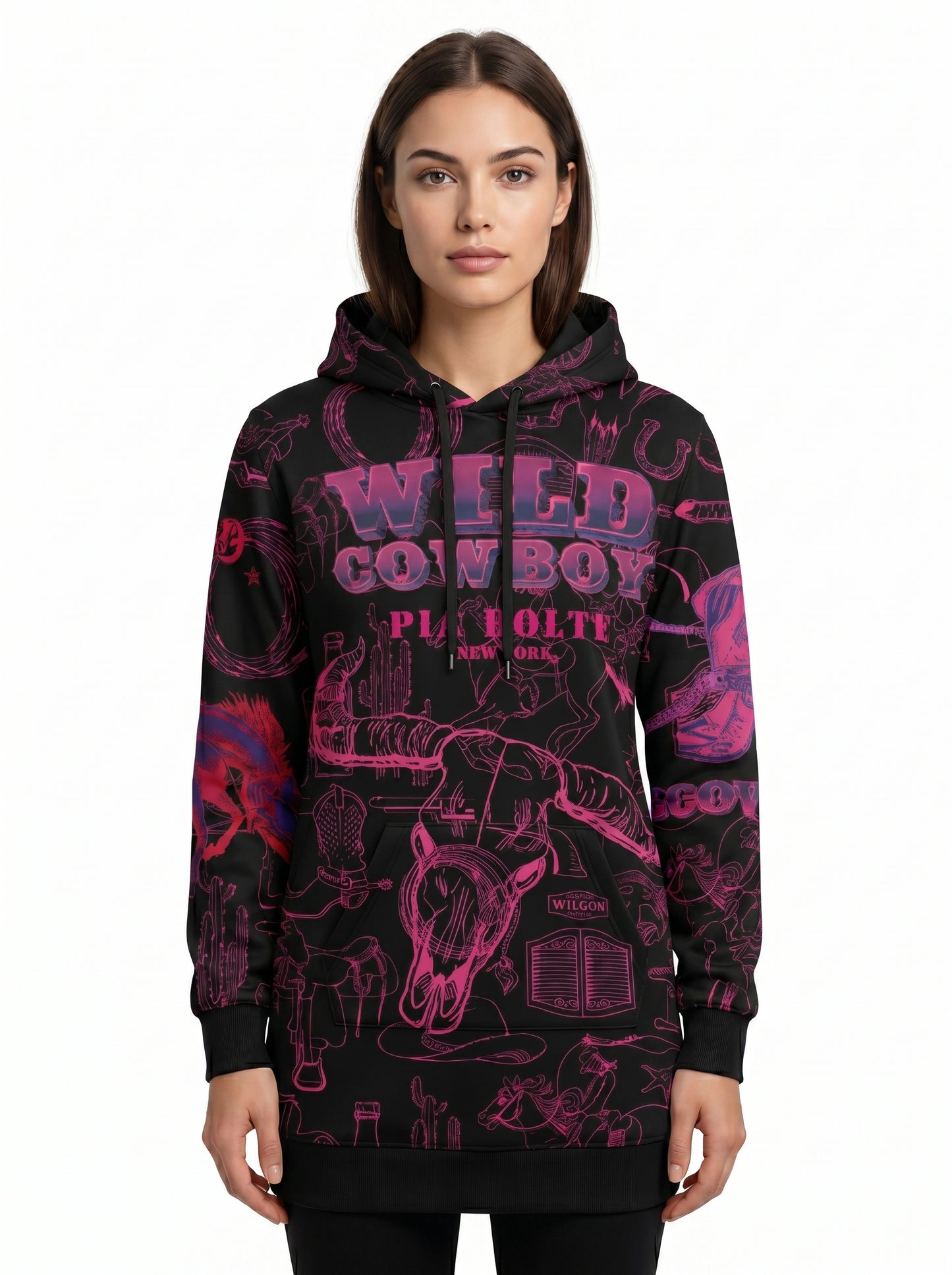 Hoodie long Rodeo