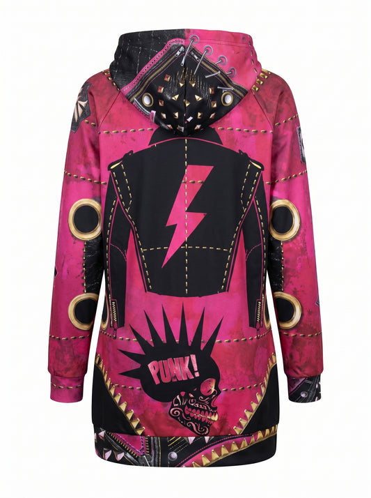 Hoodie ROCKSTYLE nice long - PIA BOLTE® COUTURE