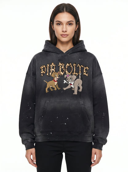 Hoodie SKULL dogs (woman & men) - PIA BOLTE® COUTURE