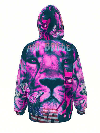 Hoodie Streetstyle LION II. ɴᴇᴡ ʟɪᴍɪᴛᴇᴅ ᴄᴏʟʟᴇᴄᴛɪᴏɴ - PIA BOLTE® COUTURE