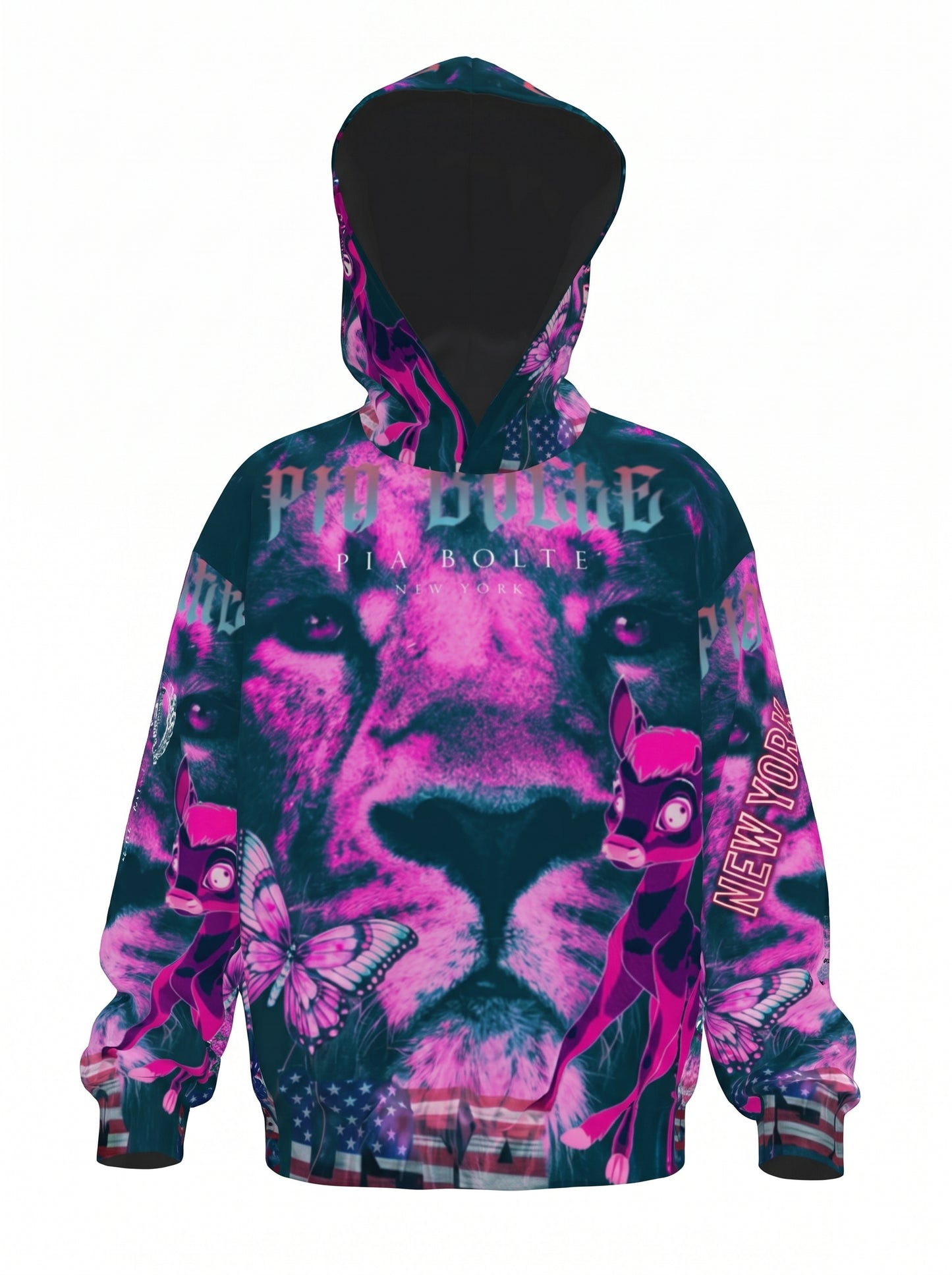 Hoodie Streetstyle LION II. ɴᴇᴡ ʟɪᴍɪᴛᴇᴅ ᴄᴏʟʟᴇᴄᴛɪᴏɴ - PIA BOLTE® COUTURE