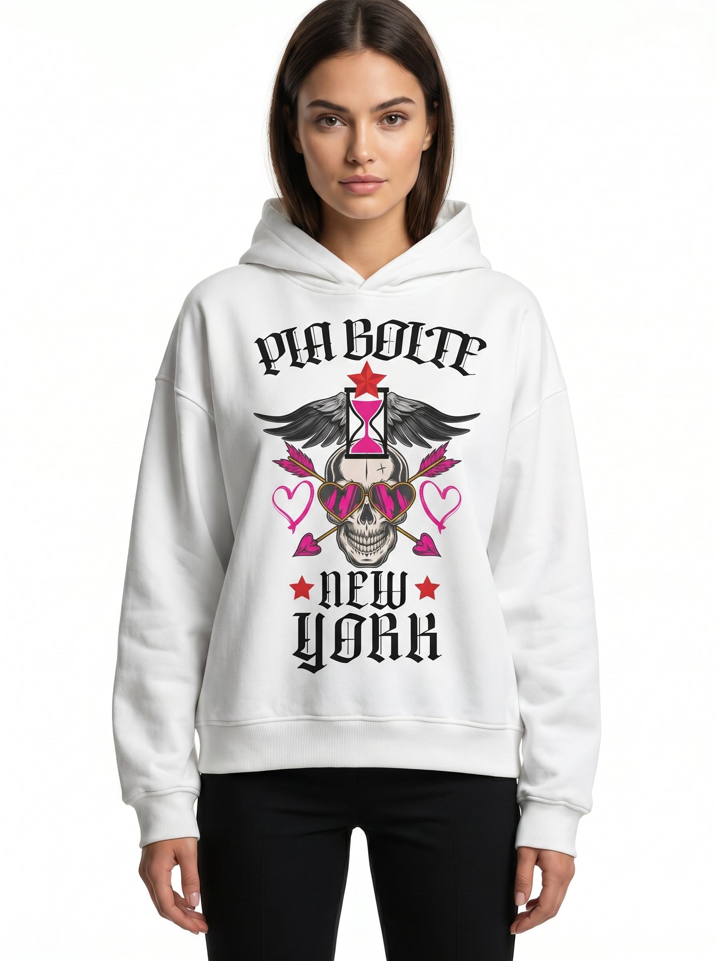 Hoodie white Angel ɴᴇᴡ - PIA BOLTE® COUTURE