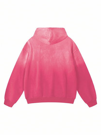 Hoodie winter LION pink
