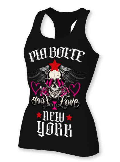 Tanktop SKULL LOVE woman