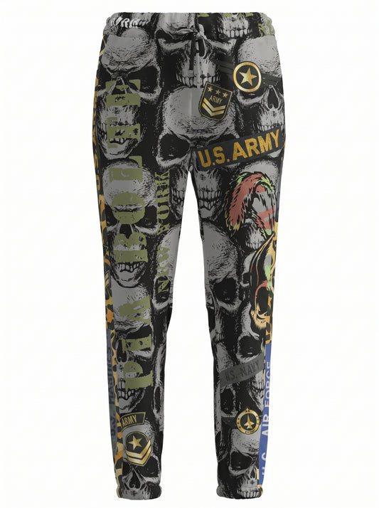 Jogger black/white skull army - PIA BOLTE® COUTURE
