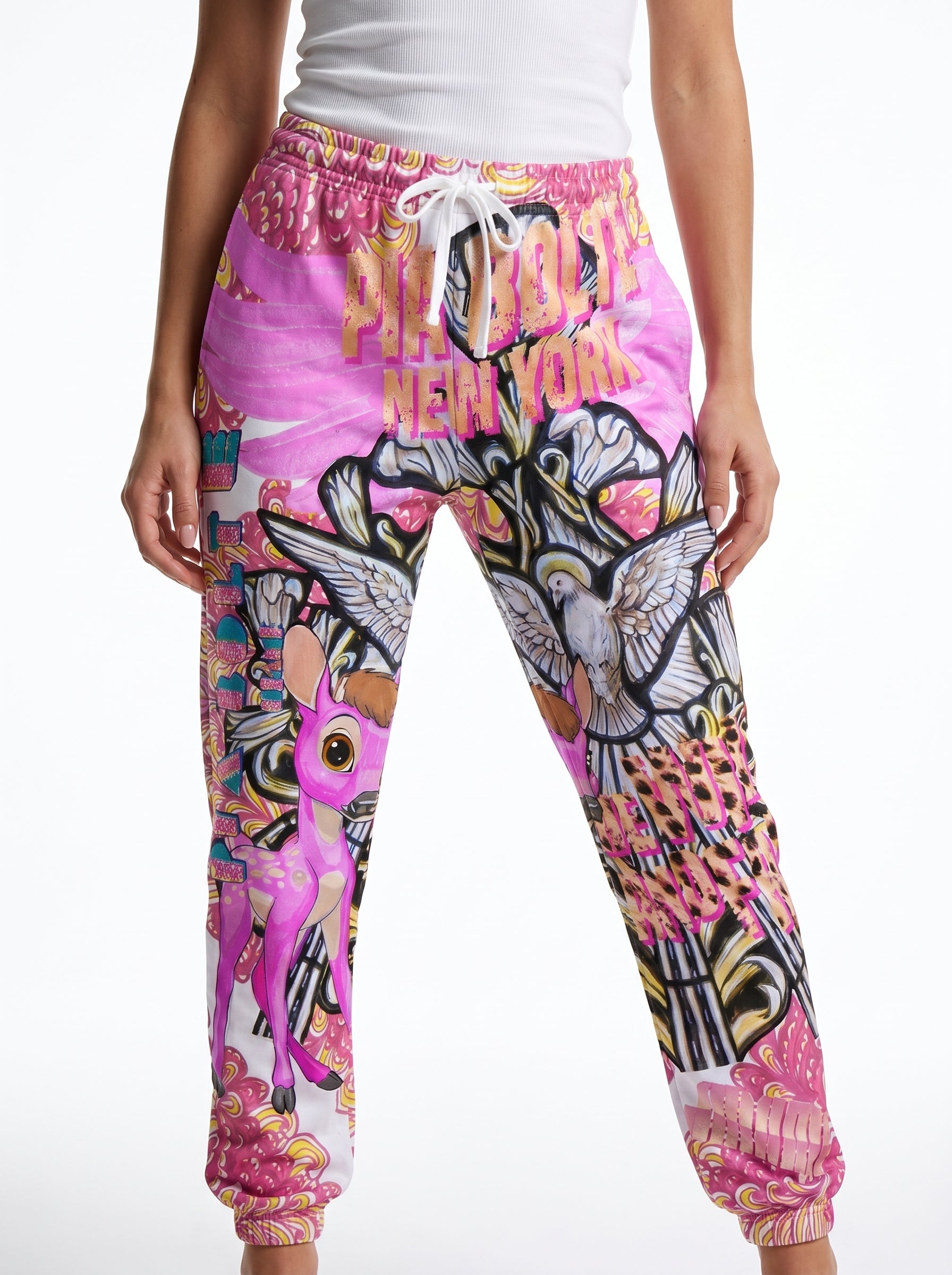 Jogger Pants NY Bambii Pigeon - PIA BOLTE® COUTURE