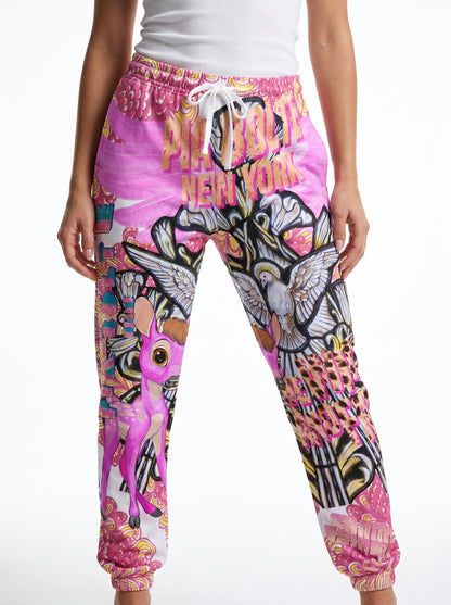 Jogger Pants NY Bambii Pigeon - PIA BOLTE® COUTURE