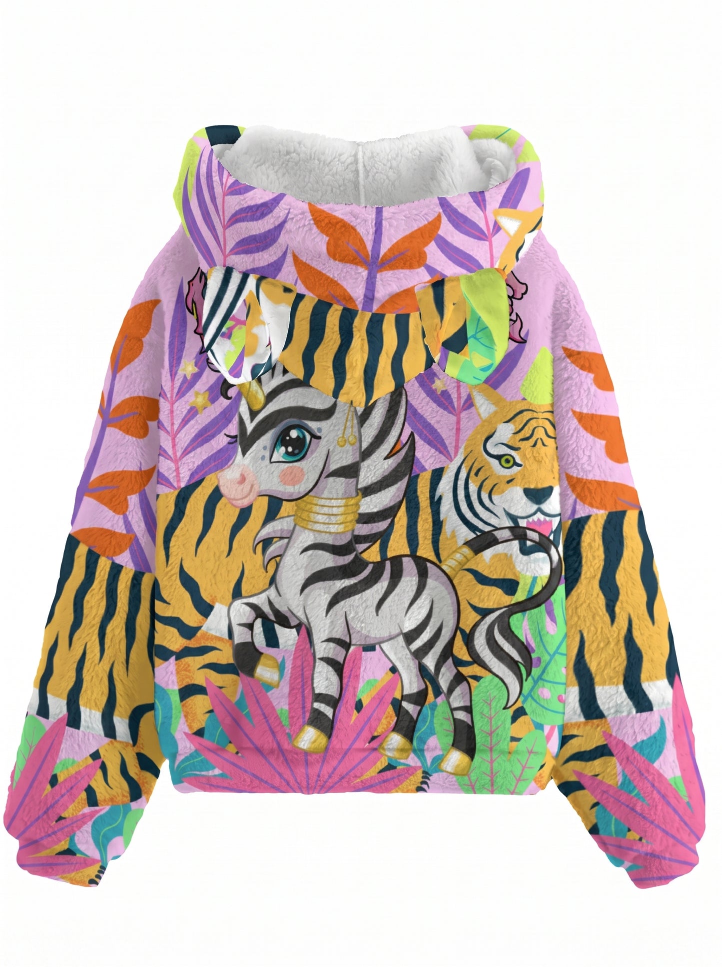 Kids Sweatshirt With Ear Miami tiger bambii  ᴸᴵᴹᴵᵀᴱᴰ - PIA BOLTE® COUTURE