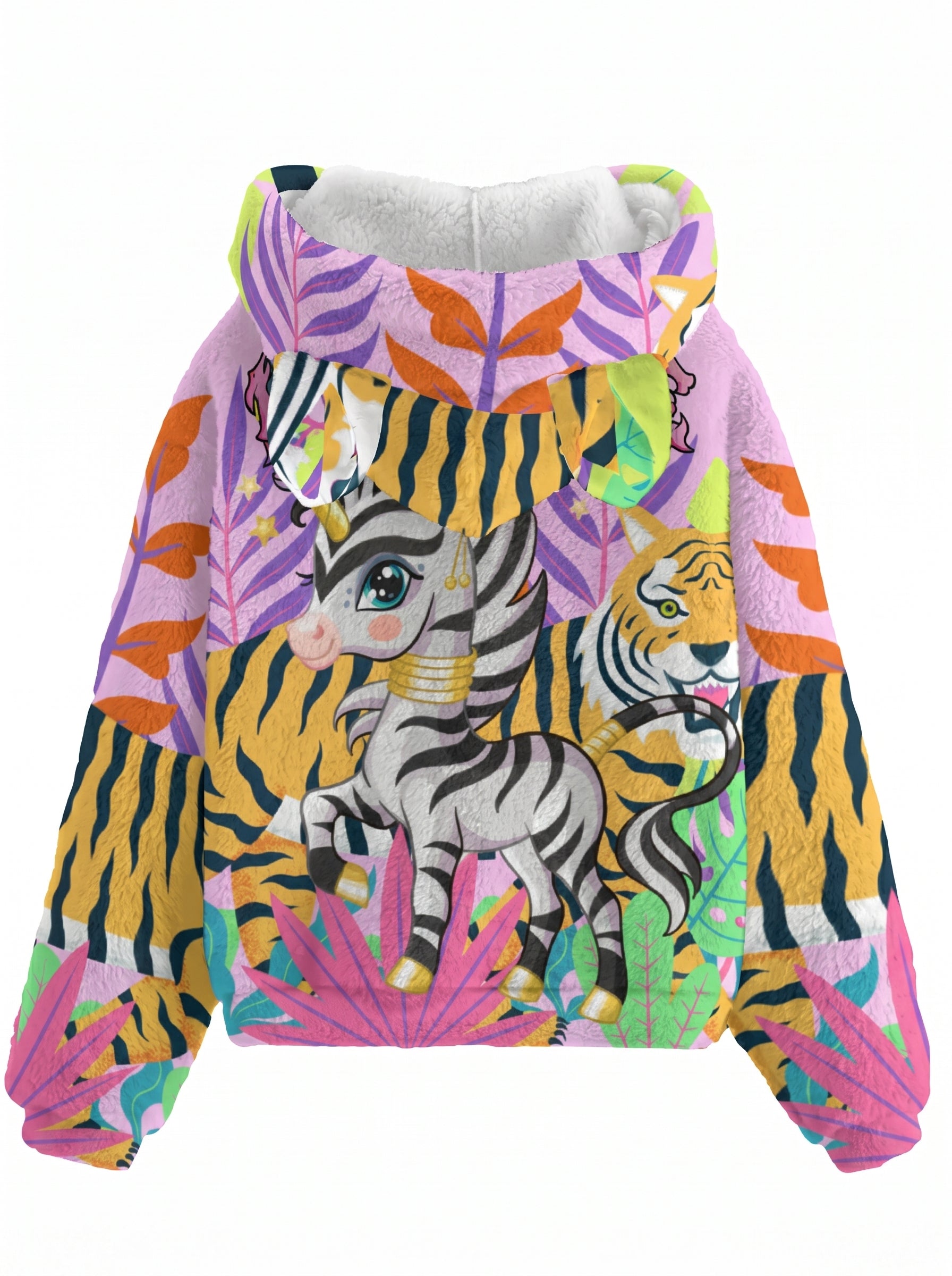 Kids Sweatshirt With Ear Miami tiger bambii  ᴸᴵᴹᴵᵀᴱᴰ - PIA BOLTE® COUTURE