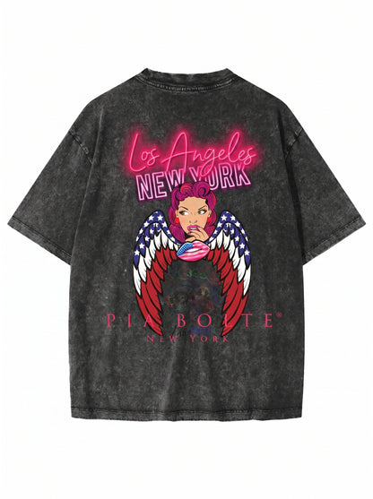Kids T-Shirt LOVE amercian bunnyᴸᴵᴹᴵᵀᴱᴰ - PIA BOLTE® COUTURE