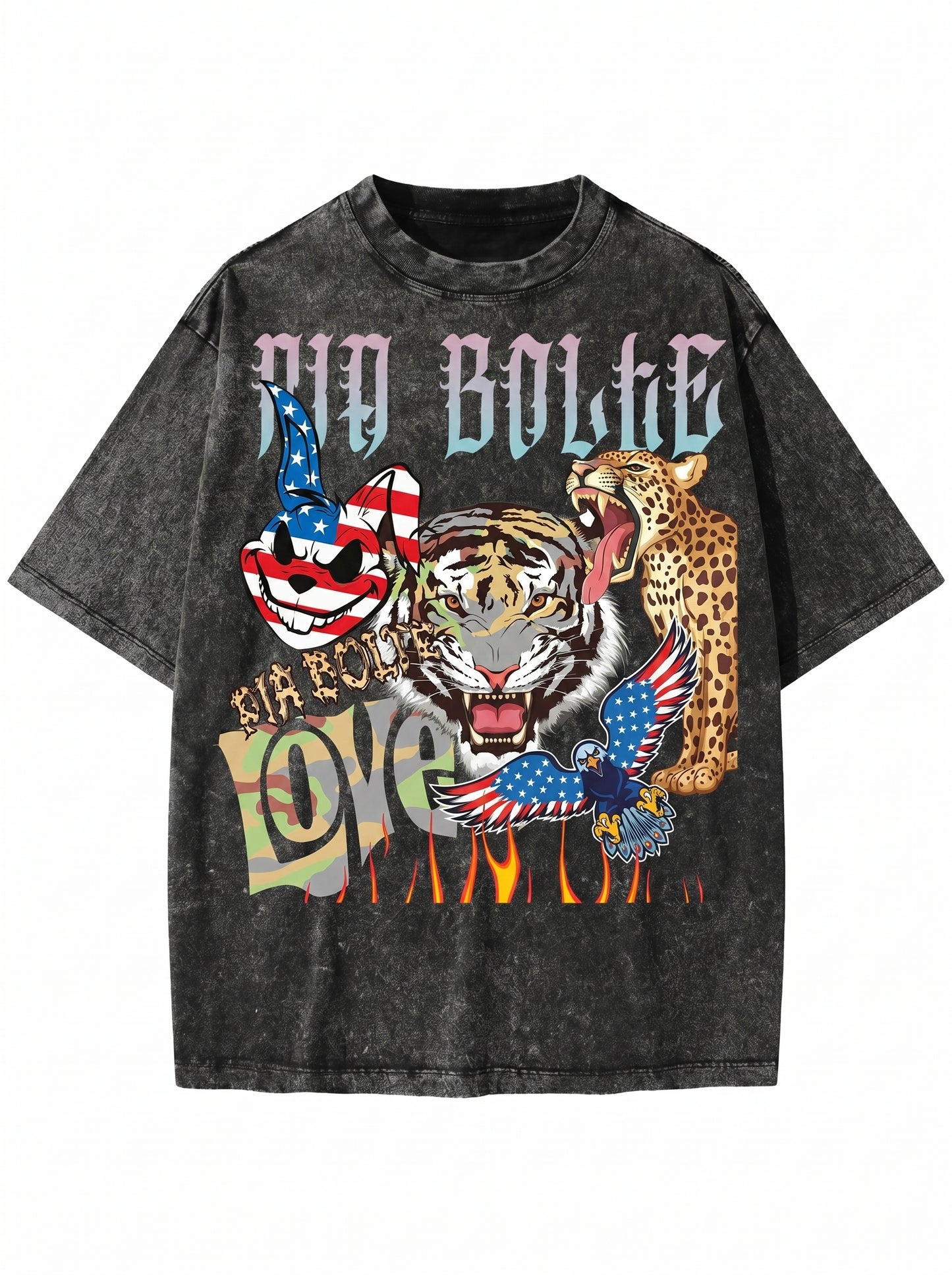 Kids T-Shirt LOVE amercian bunnyᴸᴵᴹᴵᵀᴱᴰ - PIA BOLTE® COUTURE
