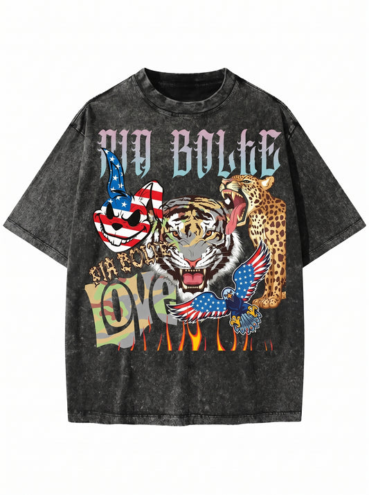 Kids T-Shirt LOVE amercian bunnyᴸᴵᴹᴵᵀᴱᴰ - PIA BOLTE® COUTURE
