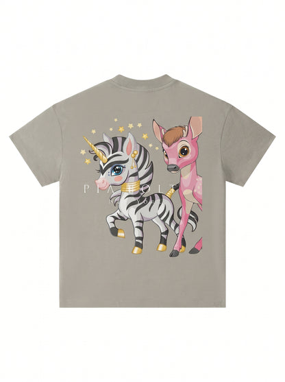 Kids T-Shirt sweet dinosaur kitty cat ᴸᴵᴹᴵᵀᴱᴰ - PIA BOLTE® COUTURE