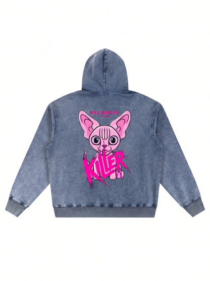 KILLER Chihuahua® Hoodie – Denim Blue