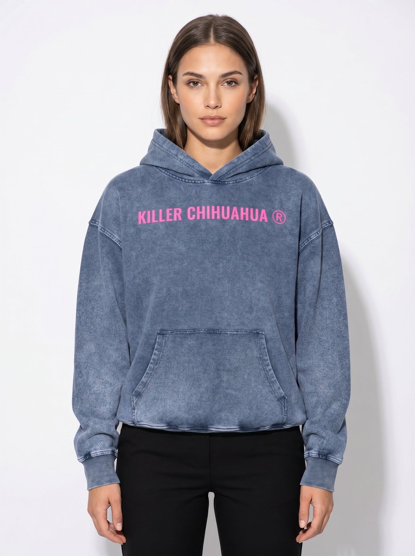 KILLER Chihuahua® Hoodie – Denim Blue