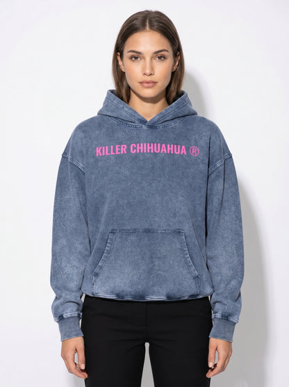 KILLER Chihuahua® Hoodie – Denim Blue